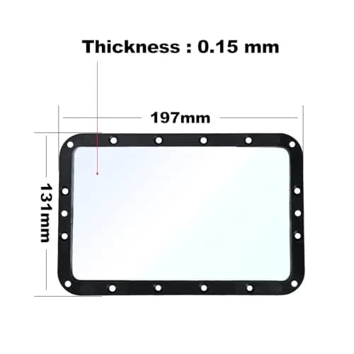 CHINDRAG Integrated FEP Release Film 197x131x0.15mm (5-Pack) | For Anycubic Photon Mono 2/4 Resin 3D Printers thumbnail 3