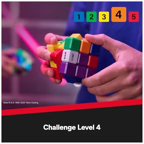 Rubik's Tetris Edition 3x3 Cube Shapeshifting Puzzle Game Brain Teaser | Educational Puzzle for Kids 3-6 thumbnail 7