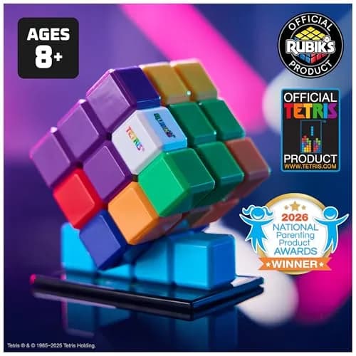Rubik's Tetris Edition 3x3 Cube Shapeshifting Puzzle Game Brain Teaser | Educational Puzzle for Kids 3-6 thumbnail 2