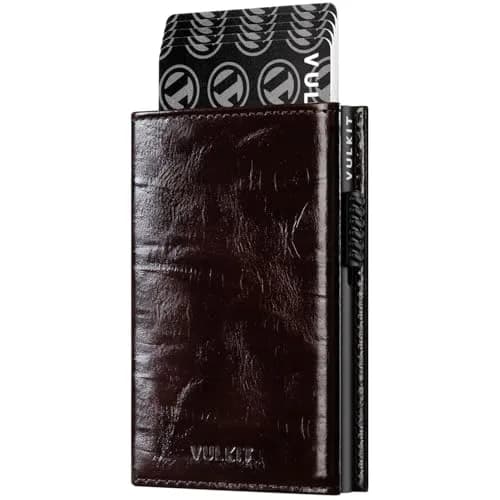 VULKIT Card Holder Wallet with Coin Pocket Magnetic Closure Pop Up Cards for Cash & Credit Cards | RFID/NFC Blocker thumbnail 1