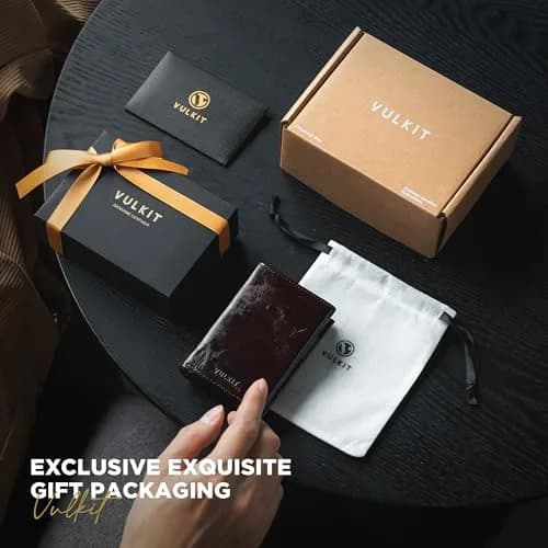 VULKIT Card Holder Wallet with Coin Pocket Magnetic Closure Pop Up Cards for Cash & Credit Cards | RFID/NFC Blocker thumbnail 6