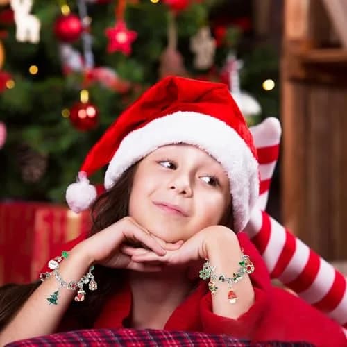 OuMuaMua Christmas Advent Calendar Bracelets 2026 | DIY Jewelry Kit for Girls & Teens thumbnail 2