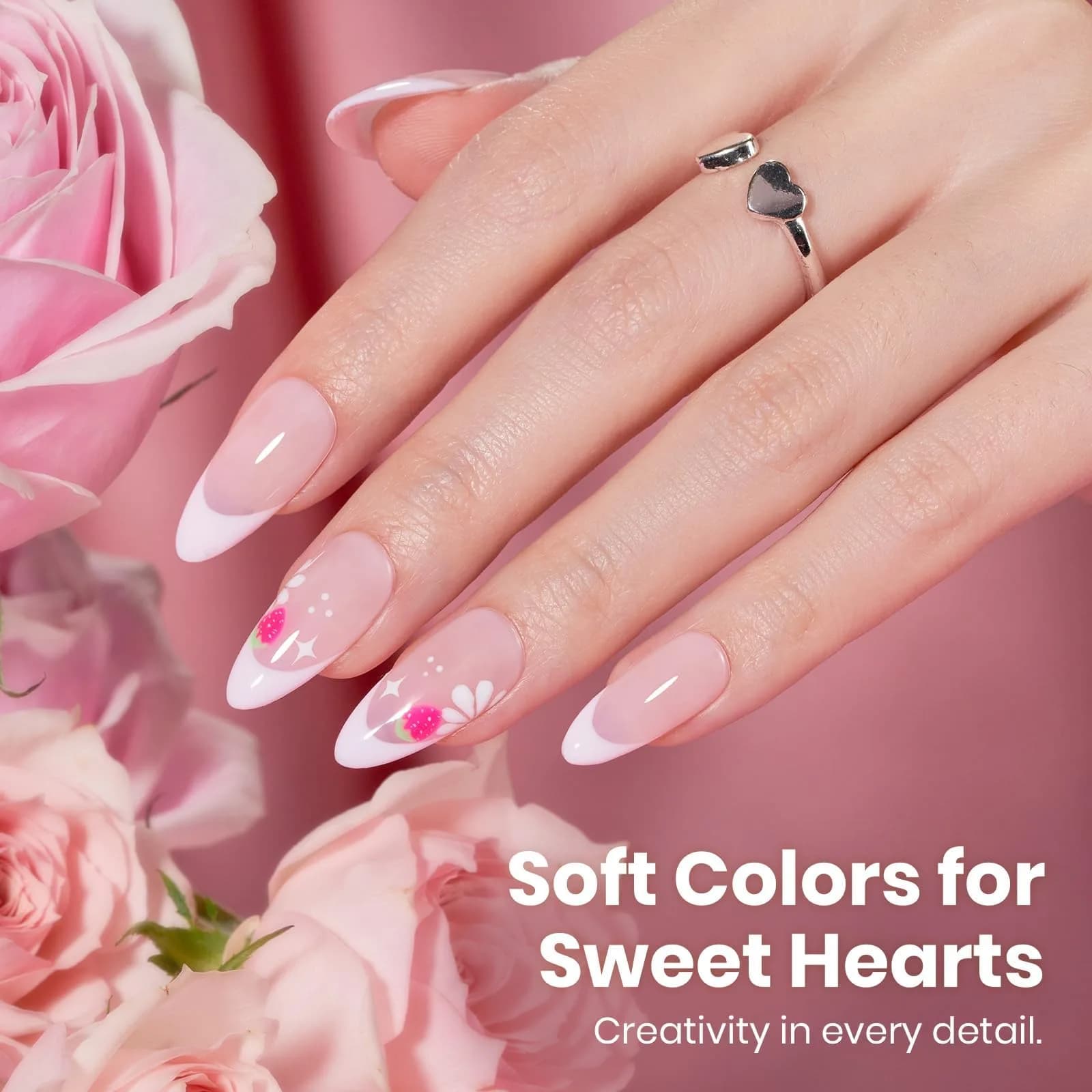 Beetles Gel Polish Bare Pink 15ml Nail Polish | Light Pink Cream Gel Nail Polish - view 5