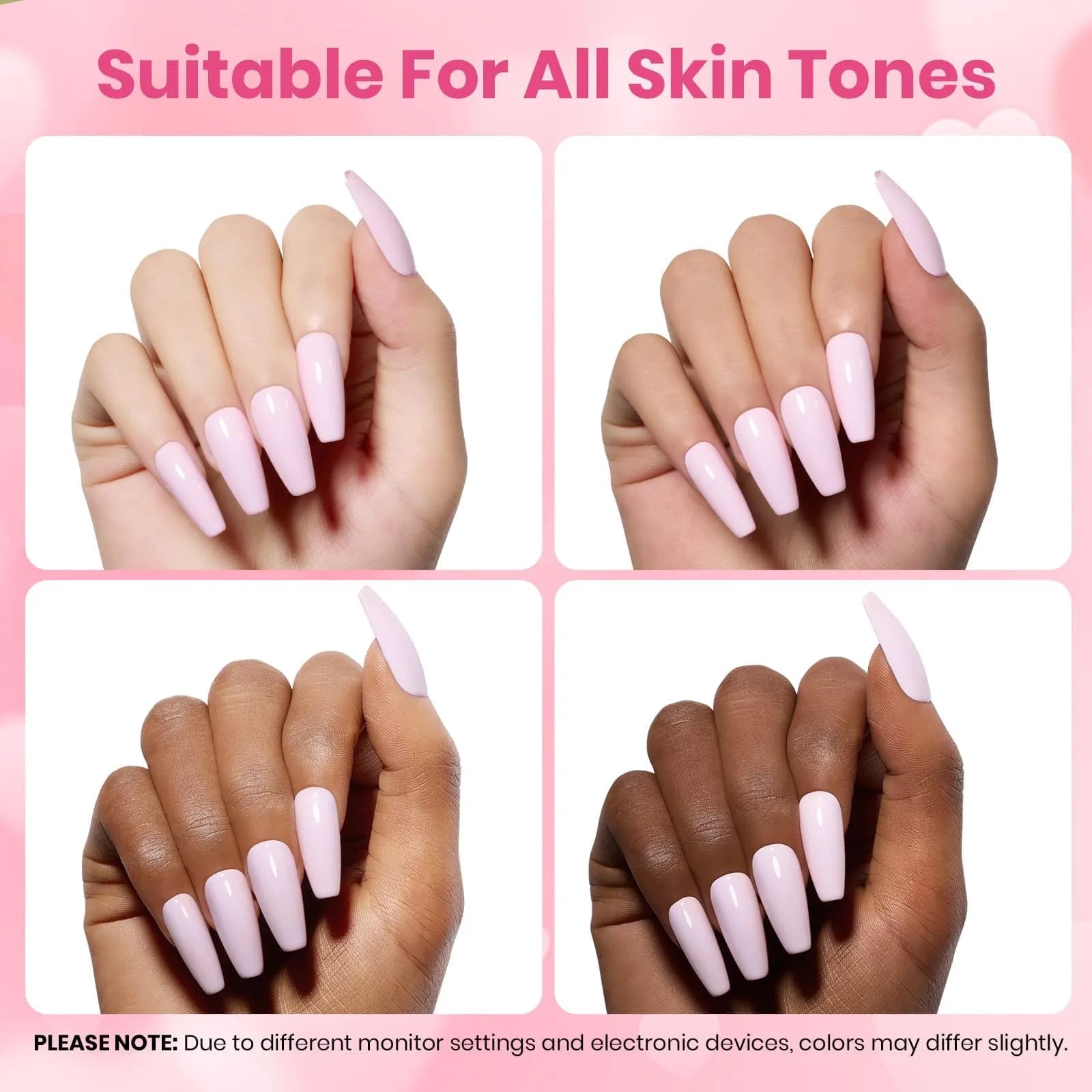 Beetles Gel Polish Bare Pink 15ml Nail Polish | Light Pink Cream Gel Nail Polish - view 6