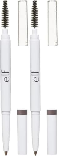 e.l.f. Instant Lift Brow Pencil, Neutral Brown, 0.012 oz (Pack of 2) | Shapes, Defines, Fills Brows with Precision Tip thumbnail 1