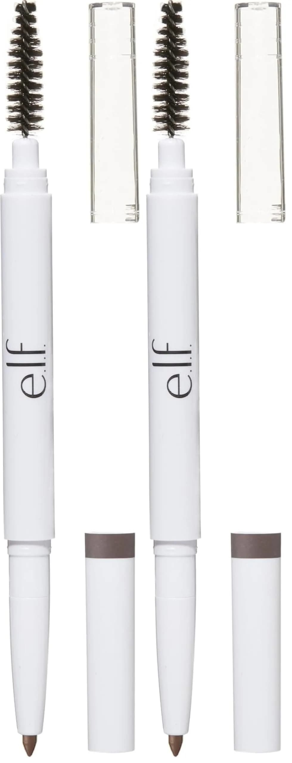 e.l.f. Instant Lift Brow Pencil, Neutral Brown, 0.012 oz (Pack of 2) | Shapes, Defines, Fills Brows with Precision Tip — Neutral Brown