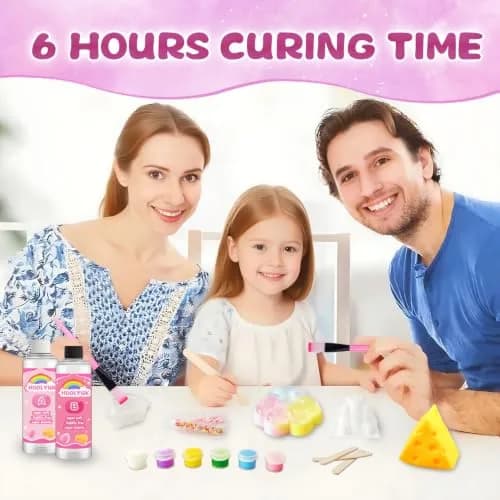 HOOLYUK Taba Toy Squishy Kit, DIY Squishy Making Kit 6.69 x 6.69 x 1.96 inches | Stress Relief Fun for Kids thumbnail 5