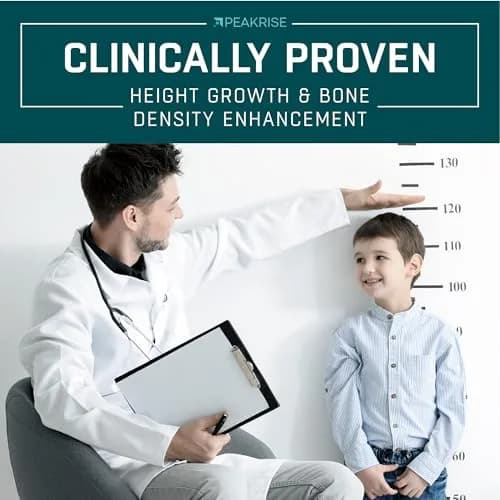 BIOTEQUELAB Height Growth Maximizer, Calcium, Vitamin D3 & Zinc, 180 Caps | Bone Support for Kids & Teens thumbnail 4
