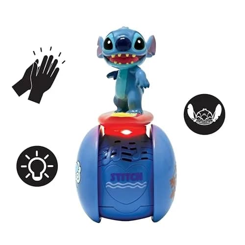 LEXiBOOK Stitch Interactive Surfer Robot ROB01D Blue | Electronic Early Development Toy with Lights & Sounds thumbnail 2