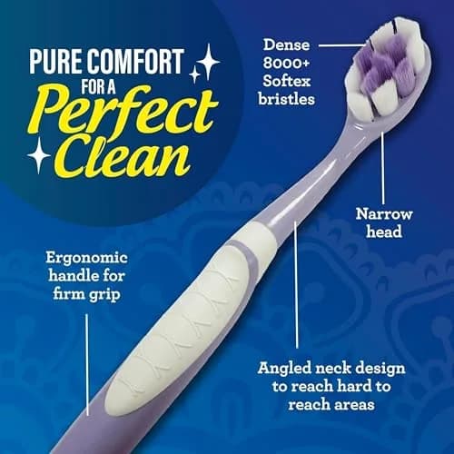 GuruNanda Butter on Gums Toothbrush 6 Ct (Pack of 4) | ADA Accepted Ultra Soft Bristles for Sensitive Gums thumbnail 5