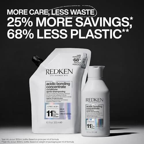 Redken Acidic Bonding Concentrate Conditioner – For Damaged Hair, Refill 500ml (16.9 Fl Oz) | Repairs Bonds & Protects Color thumbnail 5