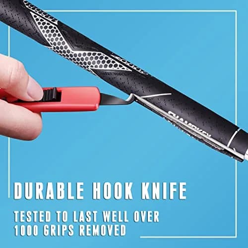 CHAMPKEY Deluxe Golf Club Grip Repair Kit with Metal Table Vise, 5 oz Solvent, 15 Tapes, Glove (4-in-1) thumbnail 4