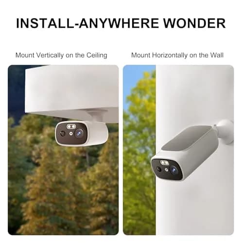 Camoon 2K Solar Security Camera Wireless Outdoor | 365-Day Uninterrupted Power with Built-in Solar Panel & 9600mAh Battery thumbnail 6