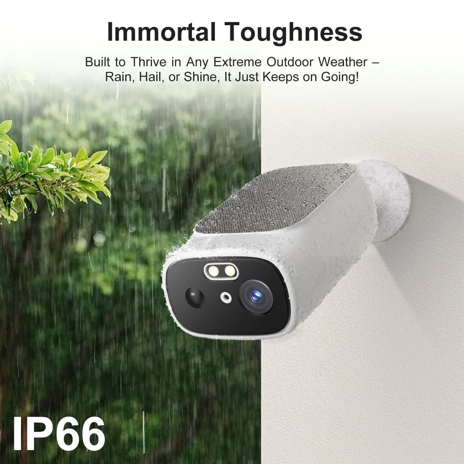 Camoon 2K Solar Security Camera Wireless Outdoor | 365-Day Uninterrupted Power with Built-in Solar Panel & 9600mAh Battery - view 8