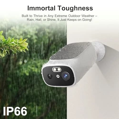 Camoon 2K Solar Security Camera Wireless Outdoor | 365-Day Uninterrupted Power with Built-in Solar Panel & 9600mAh Battery thumbnail 8