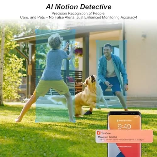 Camoon 2K Solar Security Camera Wireless Outdoor | 365-Day Uninterrupted Power with Built-in Solar Panel & 9600mAh Battery thumbnail 3
