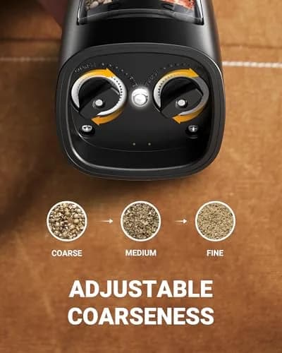 Sangcon 2-in-1 Rechargeable Salt and Pepper Grinder Set with USB-C Base & Light | Gunmetal Plus thumbnail 5
