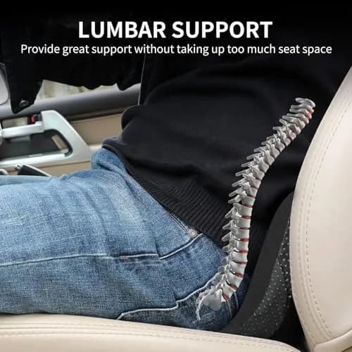 Livtribe Ergonomic Car Seat Cushion Wedge | 3.5-inch Rise for Lumbar Support & Posture Alignment thumbnail 4