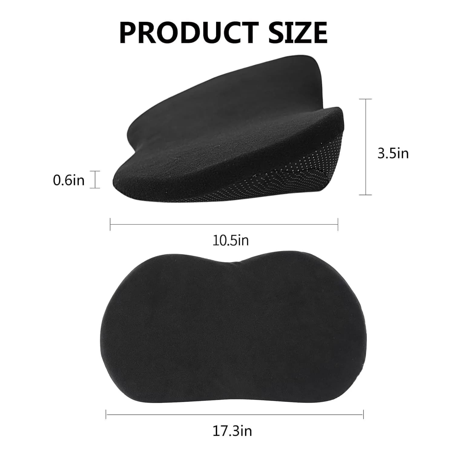 Livtribe Ergonomic Car Seat Cushion Wedge | 3.5-inch Rise for Lumbar Support & Posture Alignment - view 7