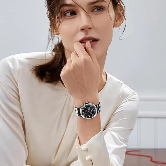 E ECSEM 22mm Watch Band Connectors for Samsung Galaxy Watch 9/8/8 Classic | Black & Rose Gold (2-Pair Set) thumbnail 7