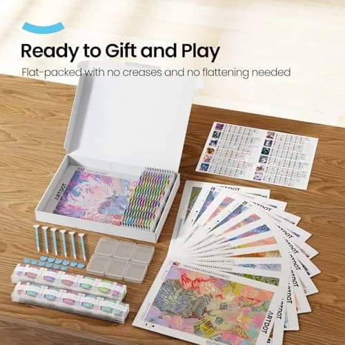 ARTDOT 12 Pack 5D DIY Diamond Art Kits for Adults, Licensed Artist-Original Designs, 30cm x 40cm (12" x 16") | Full Drill Square Diamond Painting Kits with Tools thumbnail 2