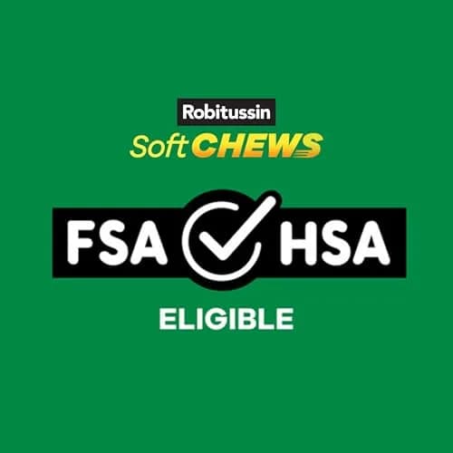 Robitussin Soft Chews Long-Acting Cough Medicine 20 Count | Berry Flavor, Fast Relief, USA Import thumbnail 8