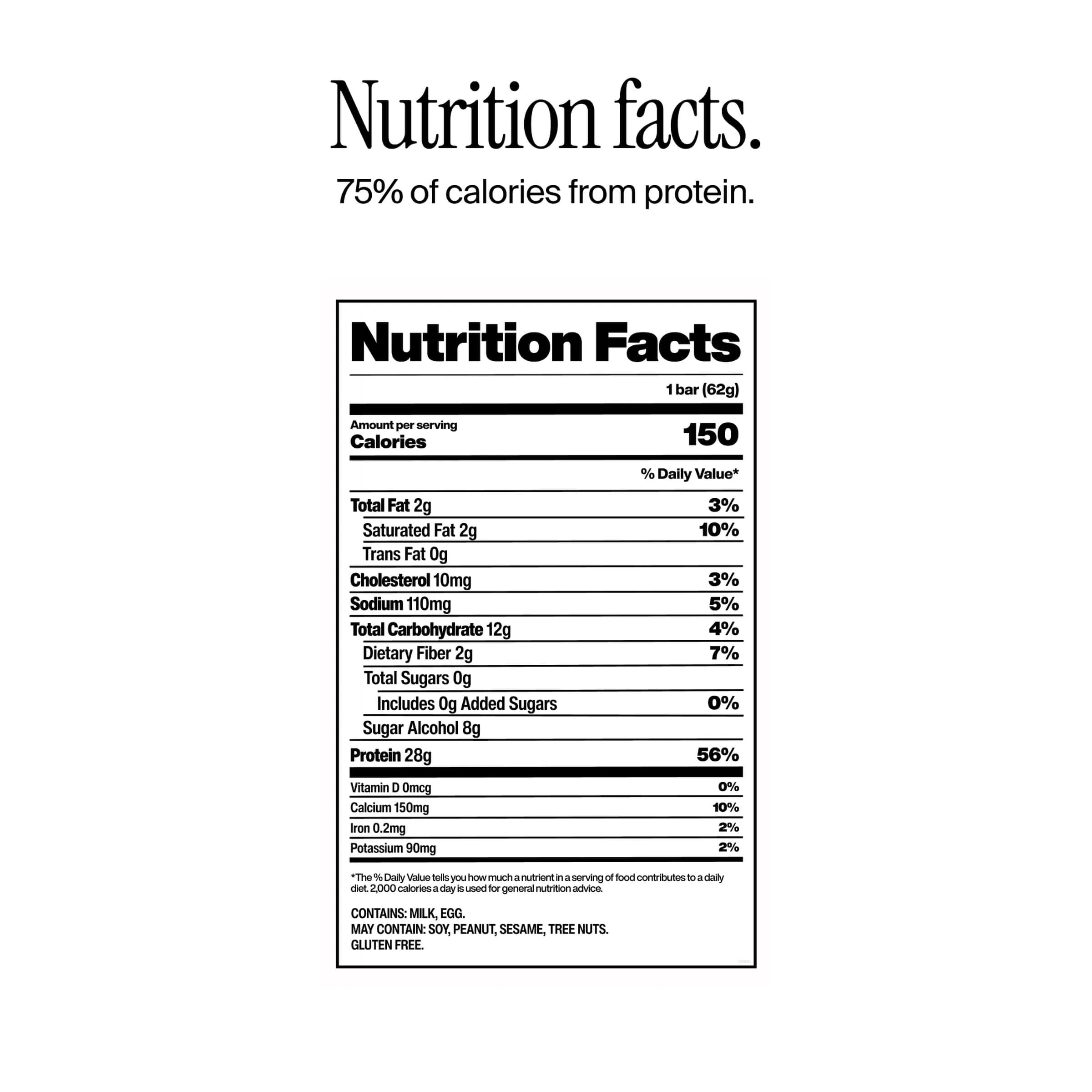 David Blueberry Pie Flavored Protein Bars | 28g Protein | 12 Pack thumbnail 2