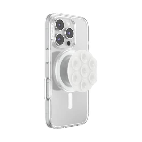 PopSockets Suck-Up Phone Grip for MagSafe | Clear Suction Cup, Magnetic Stand, Content Creator Essential thumbnail 1