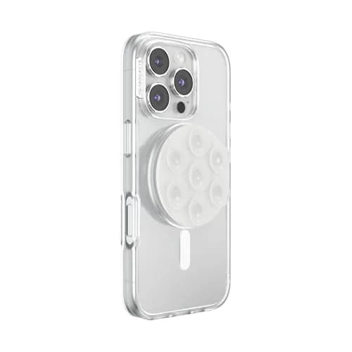 PopSockets Suck-Up Phone Grip for MagSafe | Clear Suction Cup, Magnetic Stand, Content Creator Essential thumbnail 2