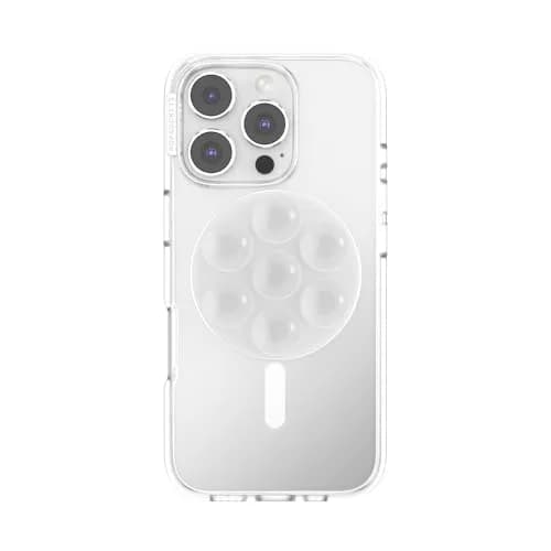 PopSockets Suck-Up Phone Grip for MagSafe | Clear Suction Cup, Magnetic Stand, Content Creator Essential thumbnail 3