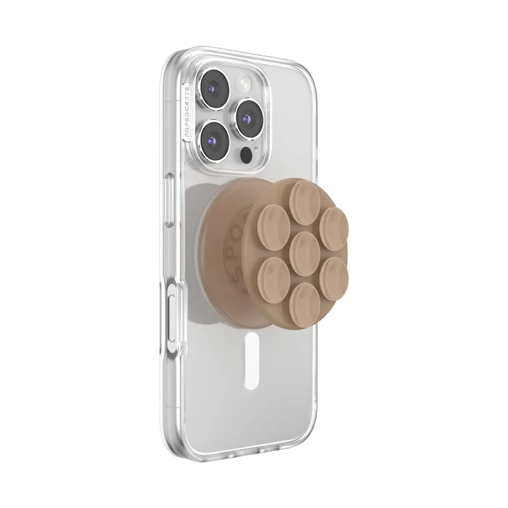 PopSockets Suck-Up Phone Grip for MagSafe | Suction Cup, Stand & Grip in Latte — Latte Suck-Up