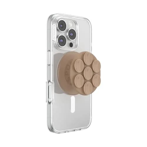 PopSockets Suck-Up Phone Grip for MagSafe | Suction Cup, Stand & Grip in Latte thumbnail 1