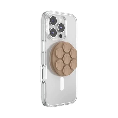 PopSockets Suck-Up Phone Grip for MagSafe | Suction Cup, Stand & Grip in Latte thumbnail 2