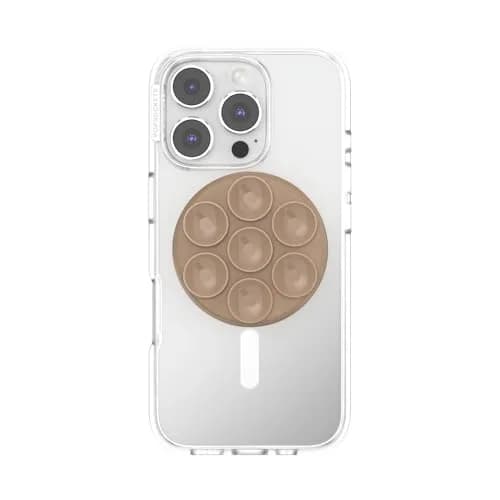 PopSockets Suck-Up Phone Grip for MagSafe | Suction Cup, Stand & Grip in Latte thumbnail 3