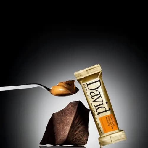 David Peanut Butter Chocolate Chunk Flavored Bars | 28g Protein | 24 Pack thumbnail 3