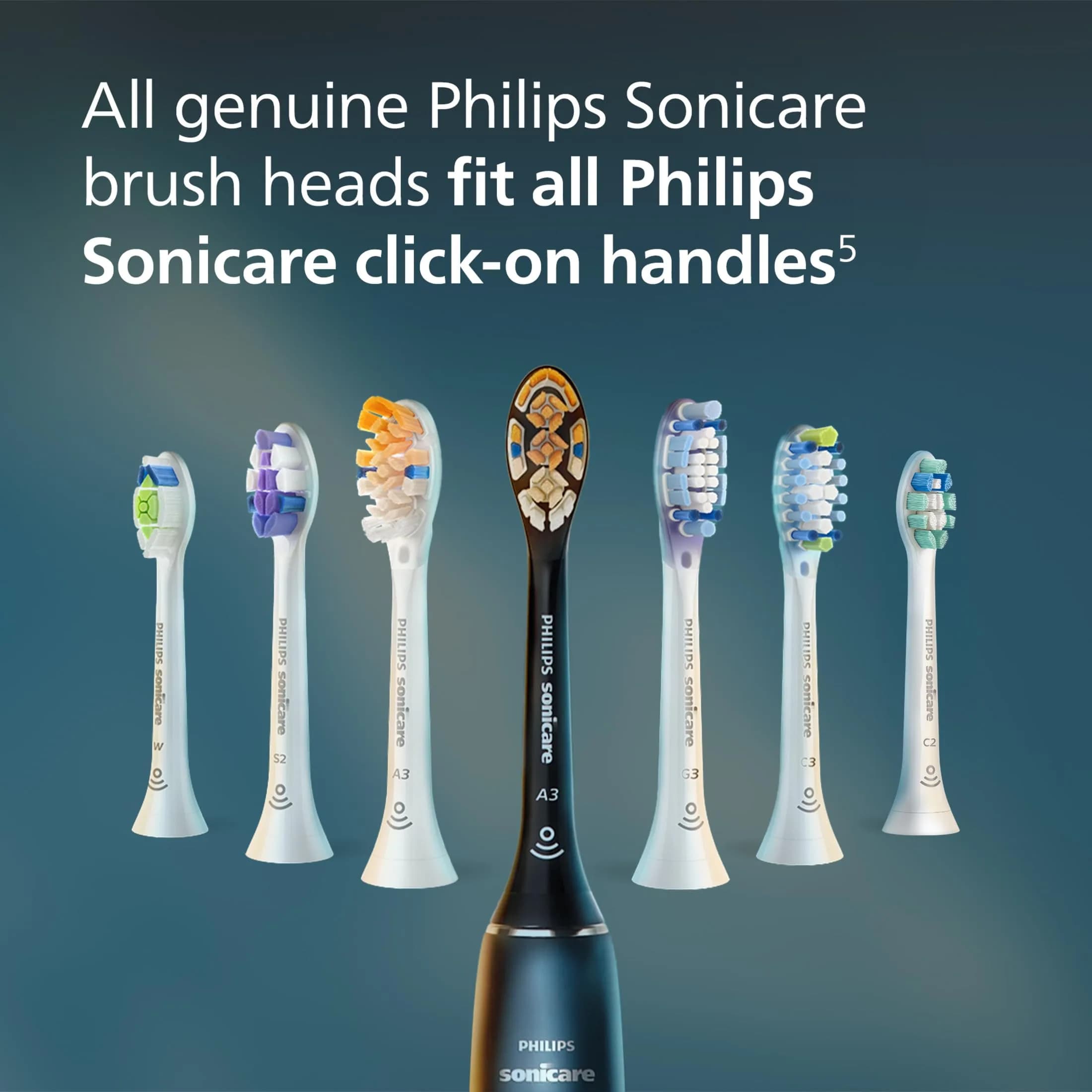Philips Sonicare C2 Plaque Control Brush Heads (6-Pack) | Removes 700% More Plaque - view 5