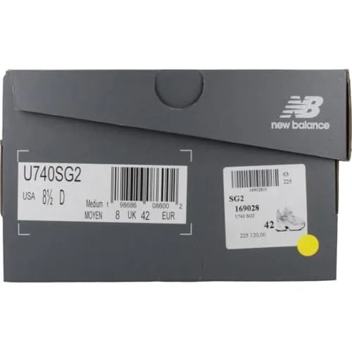 New Balance Unisex 740 Running Shoes Castlerock/Slate Gray/Silver Metallic | Retro 2000s Inspired Sneakers (11 Men / 12.5 Women US) thumbnail 8