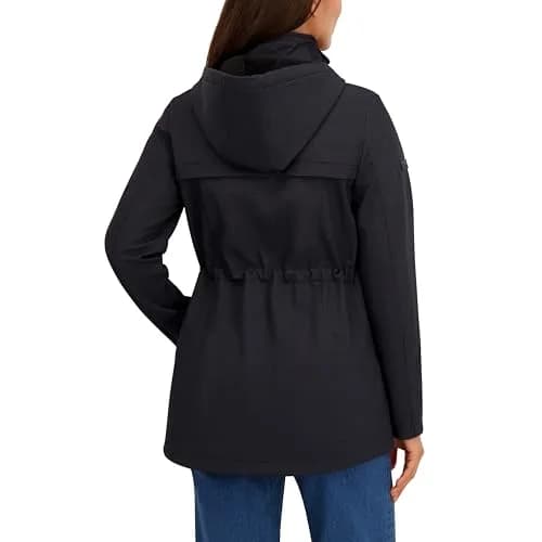 HFX Women's Longline Softshell Jacket, Print, Medium | Water-Resistant, Breathable, 32" Mid-Length thumbnail 3