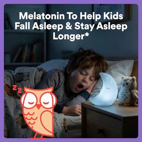 SmartyPants Kids Sleep Melatonin 0.5mg Gummies with Chamomile & Vitamin D3 | Gluten Free, Drug Free, Strawberry Mango Flavor thumbnail 4