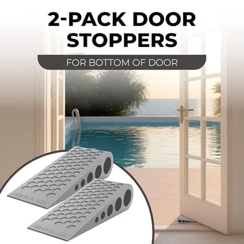 Suspension Dudes Heavy Duty Rubber Door Stop Wedge 12.8cm (5 in) | Secure Floor Grip for All Doors thumbnail 3