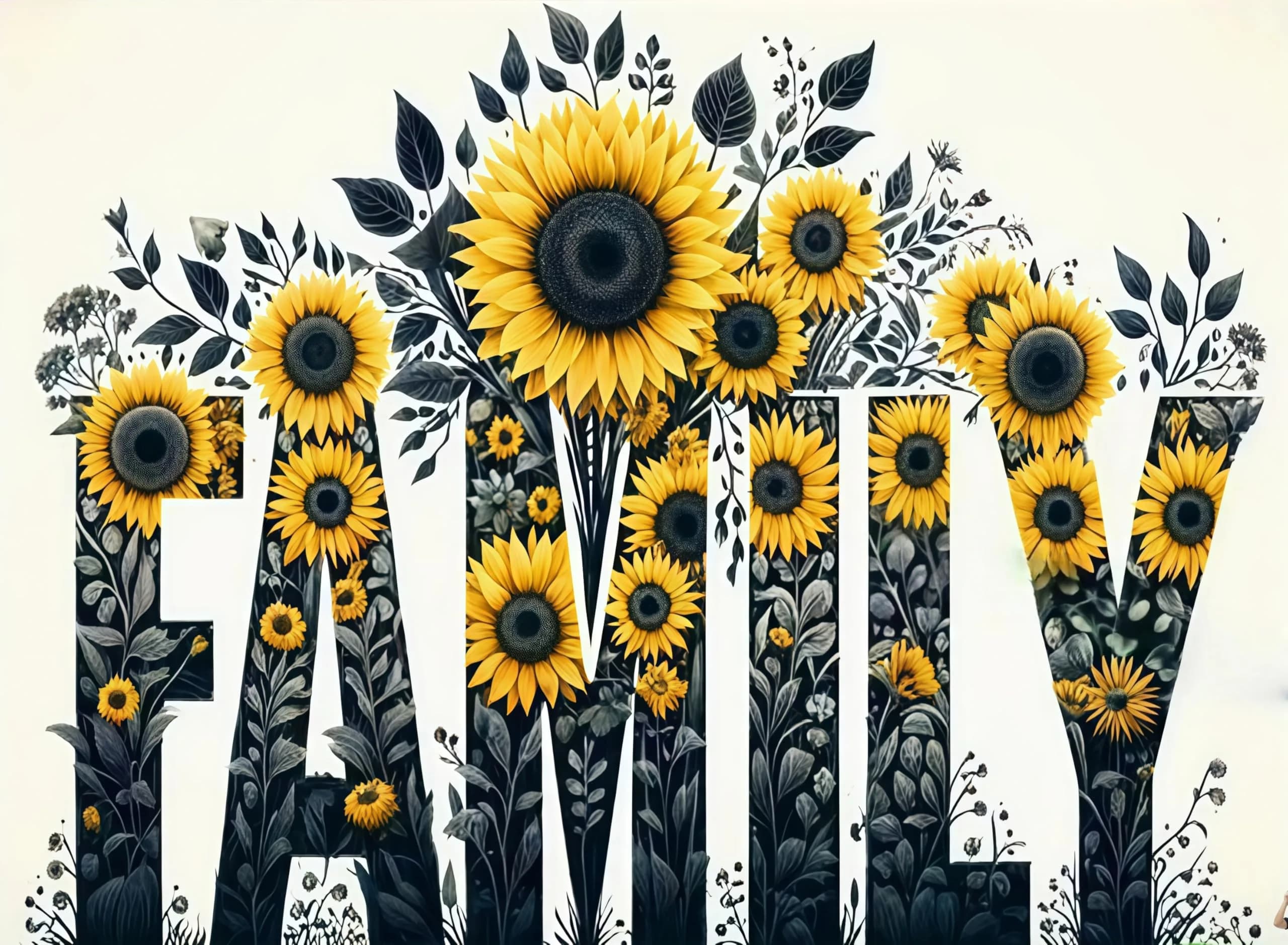 BYGFHLYW 5D Sunflower Diamond Painting Kit 30x40cm (12x16 inches) | Full Drill Art for Adults & Family