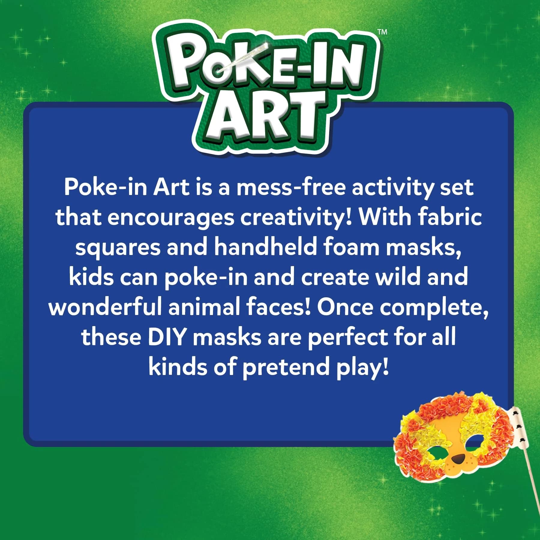 Skillmatics Poke-in Art Animal Masks Craft Kit | Mess-Free Fun for Kids Ages 4-9 - view 8