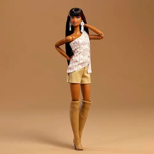 Barbie Basics You Create Neutral Kit 001 Doll and Fashions | Customizable 1:6 Scale Doll with Interchangeable Heads & Neutral Styles thumbnail 3