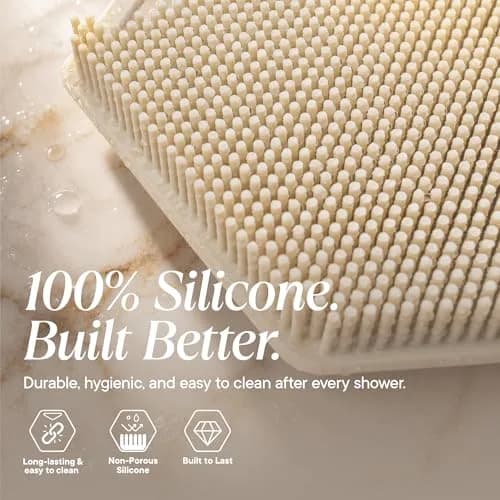 TOOLETRIES Silicone Body Scrubber 2.0 | Longer Bristles for Deep Cleaning & Exfoliation thumbnail 6