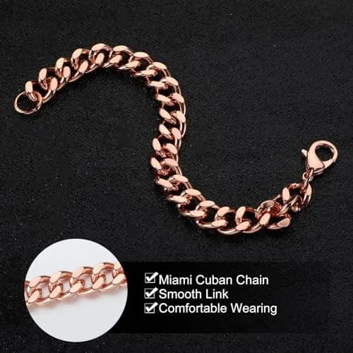 Tondiamo Copper Braided Bracelet 21.1 cm (8.3 Inches) | Rustic Style for Men & Women thumbnail 4