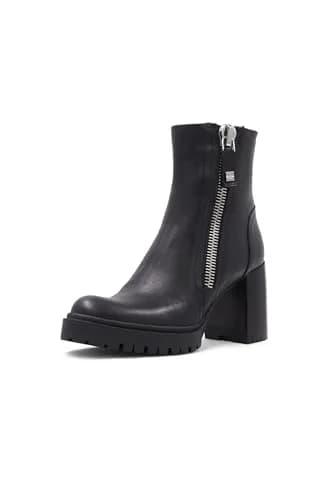 Aquatalia Emma Water-Resistant Leather Bootie 9.5 US | Thermal Lining & 3.5" Block Heel thumbnail 1