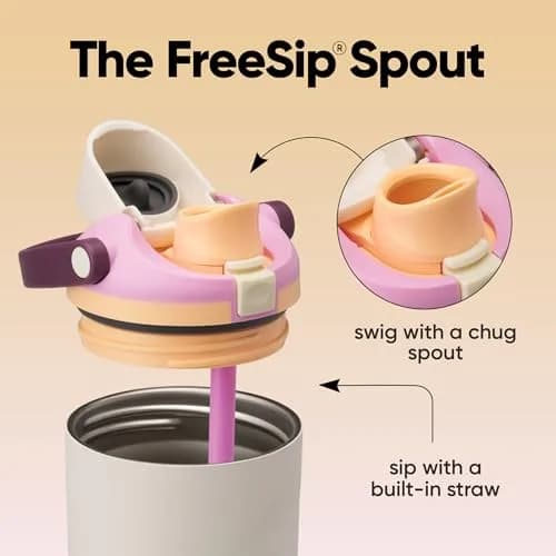 Owala FreeSip Sway Insulated Stainless Steel Water Bottle 710ml (24oz) | Triple-Layer Insulation Keeps Drinks Cold 24 Hrs thumbnail 2