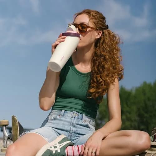 Owala FreeSip Sway Insulated Stainless Steel Water Bottle 1183ml (40oz) | Keeps Cold 24 Hrs thumbnail 7