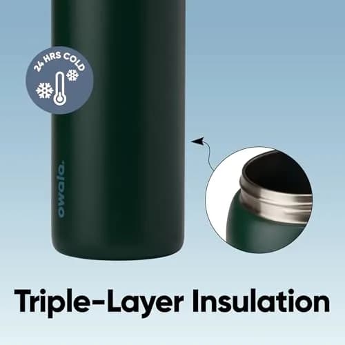 Owala FreeSip Insulated Water Bottle 32 oz (946 ml) Lost Signal | Keeps Cold 24 Hrs thumbnail 4
