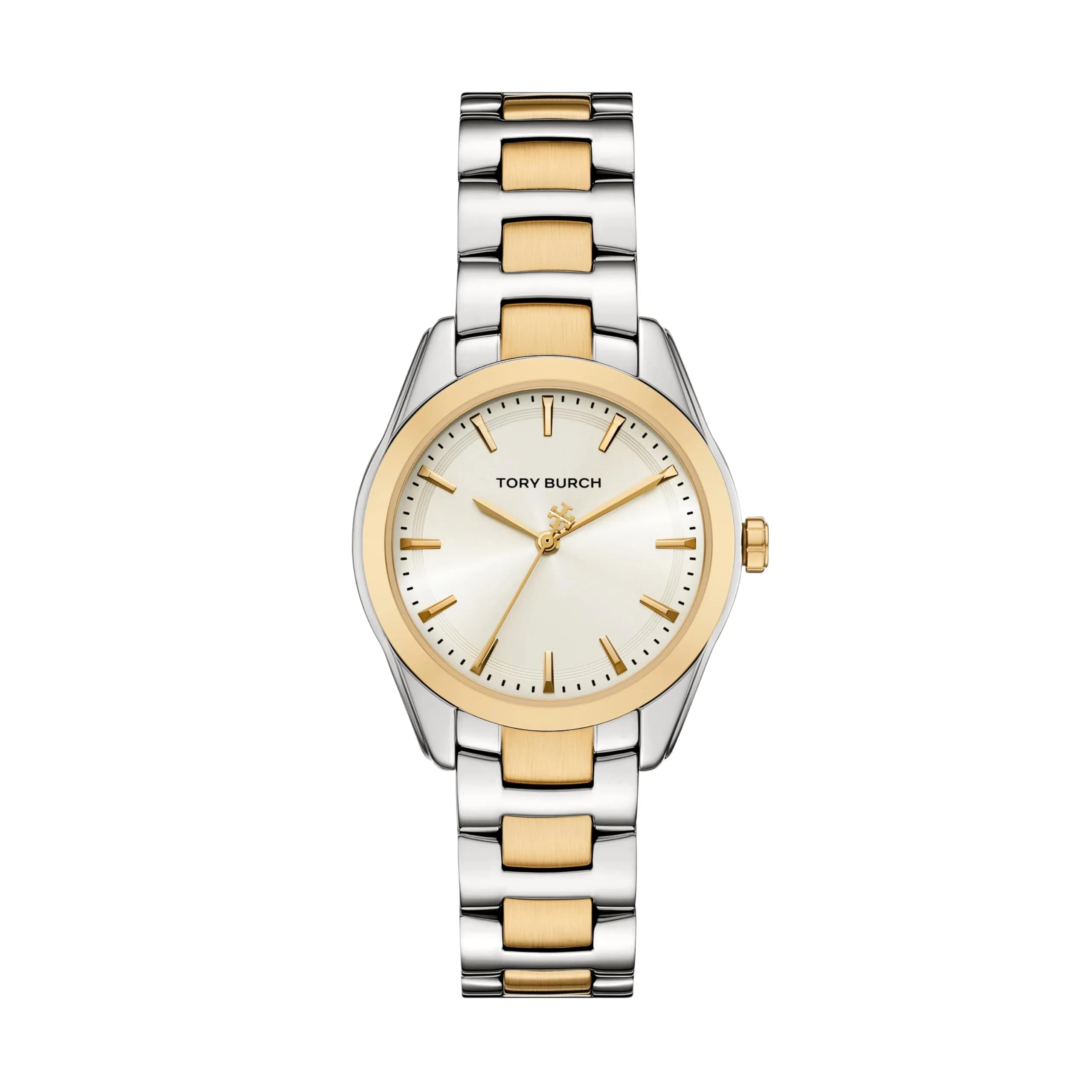 Tory Burch Women's Miller Two-Tone Stainless Steel Watch 34mm | Elegant, Versatile & Water-Resistant - main product image